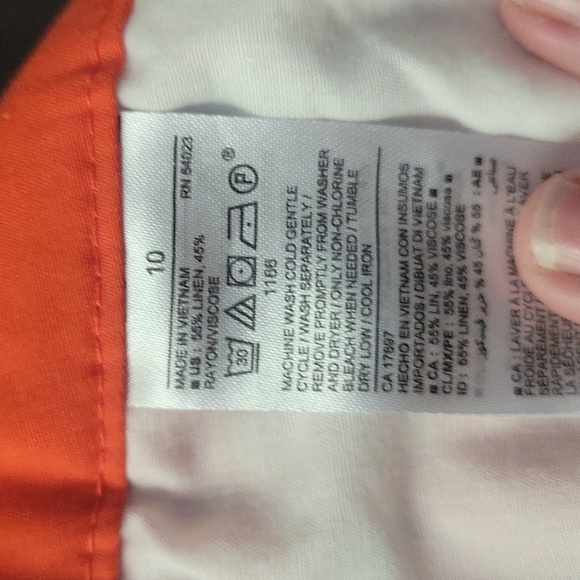 Old Navy Linen Shorts Size 10 - Picture 2 of 3